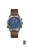  Shop Authentic Hugo Boss Nomad Blue Dial Brown Leather Strap Watch for Men - 1513773 - Luxxuri