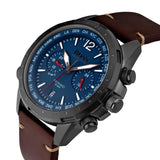  Shop Authentic Hugo Boss Nomad Blue Dial Brown Leather Strap Watch for Men - 1513773 - Luxxuri