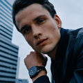Hugo Boss Nomad Blue Dial Brown Leather Strap Watch for Men - 1513773