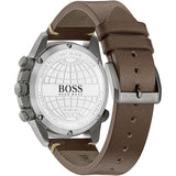  Shop Authentic Hugo Boss Nomad Blue Dial Brown Leather Strap Watch for Men - 1513773 - Luxxuri
