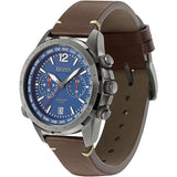  Shop Authentic Hugo Boss Nomad Blue Dial Brown Leather Strap Watch for Men - 1513773 - Luxxuri