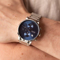  Shop Authentic Hugo Boss Integrity Blue Dial Silver Steel Strap Watch for Men - 1513779 - Luxxuri
