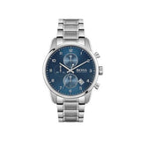  Shop Authentic Hugo Boss Skymaster Blue Dial Silver Steel Strap Watch for Men - 1513784 - Luxxuri