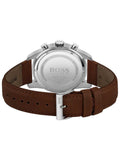  Shop Authentic Hugo Boss Skymaster Grey Dial Brown Leather Strap Watch for Men - 1513787 - Luxxuri