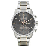  Shop Authentic Hugo Boss Skymaster Grey Dial Two Tone Steel Strap Watch for Men - 1513789 - Luxxuri