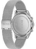  Shop Authentic Hugo Boss Associate Black Dial Silver Mesh Bracelet Watch for Men - 1513805 - Luxxuri