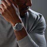  Shop Authentic Hugo Boss Integrity Grey Dial Silver Mesh Bracelet Watch for Men - 1513807 - Luxxuri