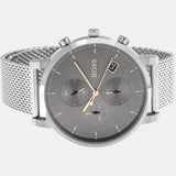  Shop Authentic Hugo Boss Integrity Grey Dial Silver Mesh Bracelet Watch for Men - 1513807 - Luxxuri