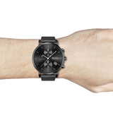  Shop Authentic Hugo Boss Integrity Black Dial Black Mesh Bracelet Watch for Men - 1513813 - Luxxuri