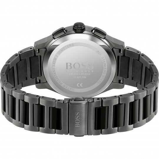  Shop Authentic Hugo Boss Peak Black Dial Black Steel Strap Watch for Men - 1513814 - Luxxuri