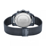  Shop Authentic Hugo Boss Skymaster Chronograph Blue Dial Blue Mesh Bracelet Watch for Men - 1513836 - Luxxuri