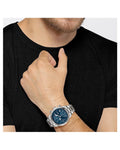  Shop Authentic Hugo Boss Pilot Blue Dial Silver Steel Strap Watch for Men - 1513850 - Luxxuri