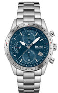  Shop Authentic Hugo Boss Pilot Blue Dial Silver Steel Strap Watch for Men - 1513850 - Luxxuri