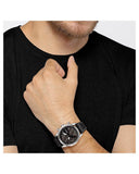  Shop Authentic Hugo Boss Aero Chronograph Black Dial Black Leather Strap Watch for Men - 1513770 - Luxxuri