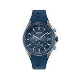  Shop Authentic Hugo Boss Distinct Blue Dial Blue Rubber Strap Watch for Men - 1513856 - Luxxuri