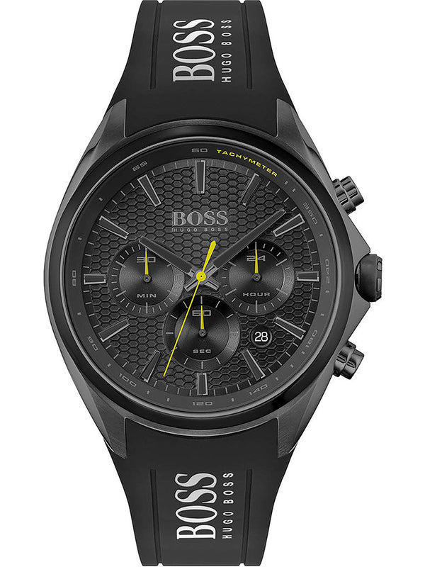  Shop Authentic Hugo Boss Distinct Black Dial Black Silicone Strap Watch for Men - 1513859 - Luxxuri