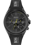  Shop Authentic Hugo Boss Distinct Black Dial Black Silicone Strap Watch for Men - 1513859 - Luxxuri
