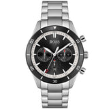  Shop Authentic Hugo Boss Santiago Black Dial Silver Steel Strap Watch for Men - 1513862 - Luxxuri