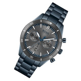  Shop Authentic Hugo Boss Santiago Grey Dial Blue Steel Strap Watch for Men - 1513865 - Luxxuri