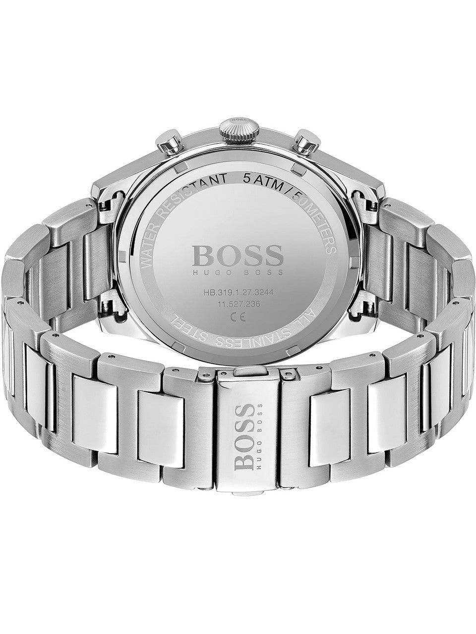  Shop Authentic Hugo Boss Pioneer Green Dial Silver Steel Strap Watch for Men - 1513868 - Luxxuri