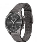  Shop Authentic Hugo Boss Associate Grey Dial Grey Mesh Bracelet Watch for Men - 1513870 - Luxxuri
