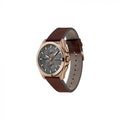  Shop Authentic Hugo Boss Grandmaster Grey Dial Brown Leather Strap Watch for Men - 1513882 - Luxxuri