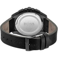  Shop Authentic Hugo Boss Grandmaster Blue Dial Black Leather Strap Watch for Men - 1513883 - Luxxuri