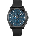  Shop Authentic Hugo Boss Grandmaster Blue Dial Black Leather Strap Watch for Men - 1513883 - Luxxuri