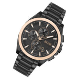  Shop Authentic Hugo Boss Grand Prix Black Dial Black Steel Strap Watch for Men - 1513578 - Luxxuri