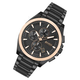  Shop Authentic Hugo Boss Grandmaster Black Dial Black Steel Strap Watch for Men  - 1513885 - Luxxuri