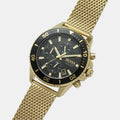  Shop Authentic Hugo Boss Admiral Chronograph Black Dial Gold Mesh Bracelet Watch for Men - 1513906 - Luxxuri