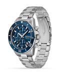 Shop Authentic Hugo Boss Admiral Blue Dial Silver Steel Strap Watch for Men - 1513907 - Luxxuri