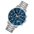  Shop Authentic Hugo Boss Admiral Blue Dial Silver Steel Strap Watch for Men - 1513907 - Luxxuri