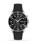  Shop Authentic Hugo Boss Admiral Black Dial Black Silicone Strap Watch for Men - 1513912 - Luxxuri