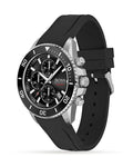  Shop Authentic Hugo Boss Admiral Black Dial Black Silicone Strap Watch for Men - 1513912 - Luxxuri