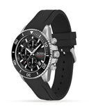  Shop Authentic Hugo Boss Admiral Black Dial Black Silicone Strap Watch for Men - 1513912 - Luxxuri