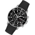  Shop Authentic Hugo Boss Admiral Black Dial Black Silicone Strap Watch for Men - 1513912 - Luxxuri