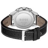  Shop Authentic Hugo Boss Allure Black Dial Black Leather Strap Watch for Men - 1513920 - Luxxuri