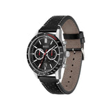  Shop Authentic Hugo Boss Allure Black Dial Black Leather Strap Watch for Men - 1513920 - Luxxuri