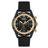  Shop Authentic Hugo Boss Santiago Black Dial Black Nylon Strap Watch for Men - 1513935 - Luxxuri