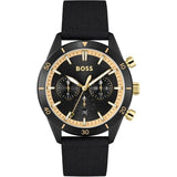  Shop Authentic Hugo Boss Santiago Black Dial Black Nylon Strap Watch for Men - 1513935 - Luxxuri