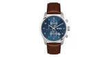  Shop Authentic Hugo Boss Skymaster Blue Dial Brown Leather Strap Watch for Men - 1513940 - Luxxuri