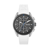  Shop Authentic Hugo Boss Volane Grey Dial White SIlicone Strap Watch for Men - 1513948 - Luxxuri