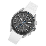  Shop Authentic Hugo Boss Volane Grey Dial White SIlicone Strap Watch for Men - 1513948 - Luxxuri