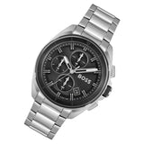  Shop Authentic Hugo Boss Volane Black Dial Silver Steel Strap Watch for Men - 1513949 - Luxxuri