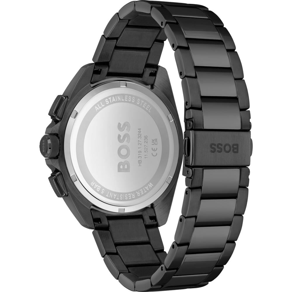  Shop Authentic Hugo Boss Volane Black Dial Black Steel Strap Watch for Men - 1513950 - Luxxuri