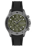  Shop Authentic Hugo Boss Admiral Green Dial Black Silicon Rubber Strap Watch for Men - 1513967 - Luxxuri