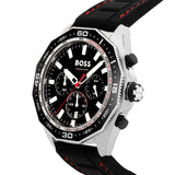  Shop Authentic Hugo Boss Energy Chronograph Black Dial Black Silicon Strap Watch For Men - 1513969 - Luxxuri
