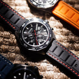 Shop Authentic Hugo Boss Energy Chronograph Black Dial Black Silicon Strap Watch For Men - 1513969 - Luxxuri