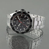  Shop Authentic Hugo Boss Energy Chronograph Black Dial Silver Steel Strap Watch For Men - 1513971 - Luxxuri